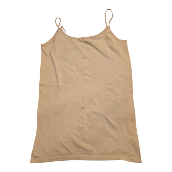 Ingrid & Isabel Seamless Support Maternity Tank Top Tan M/L - Picture 1 of 3